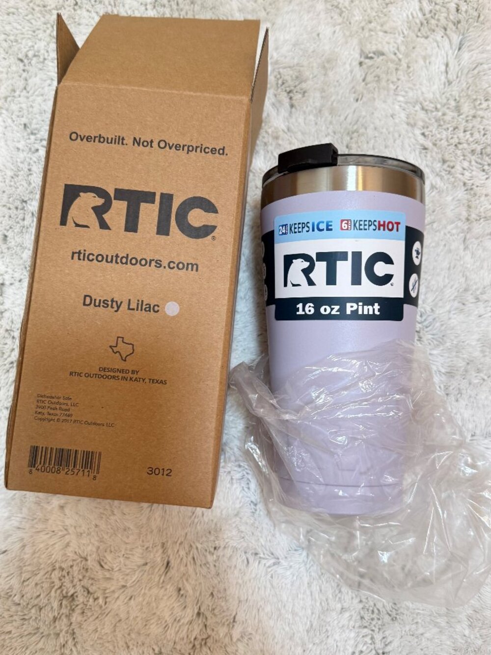 Rtic Tumbler NWT Dusty Lilac